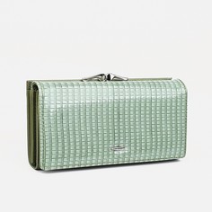Кошелек на магнитах, цвет зеленый No Brand