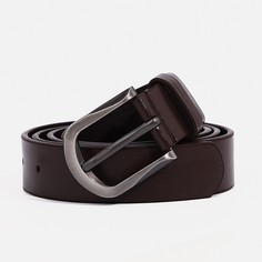 Ремень женский, ширина 2,7 см, винт, пряжка металл, цвет коричневый No Brand