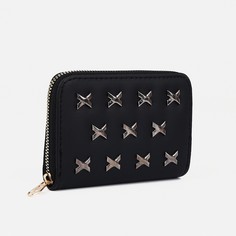 Кошелек на молнии, цвет черный No Brand