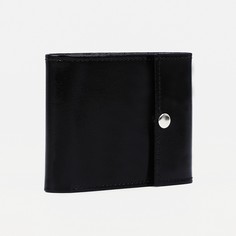 Кошелек на кнопке, цвет черный No Brand