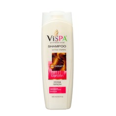 Шампунь для волос vispa против перхоти keratin 400 мл No Brand
