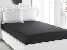 Простынь сатин &quot;karna&quot; на резинке loft 90x200+30 см