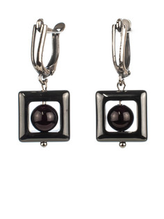 Серьги Бусики Колечки