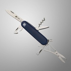 Нож перочинный stinger, 11 функций, рукоять - абс-пластик, синий, 9 см No Brand