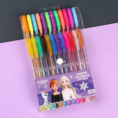 Набор гелевых ручек с блестками, 24 цвета, холодное сердце Disney