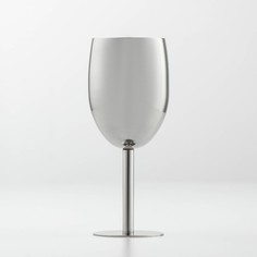 Бокал винный из нержавеющей стали для коктейлей, 17×7 см, цвет хромированный No Brand