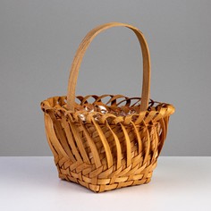 Корзина плетеная (секвойя), 17,5 x 10,5/24 см No Brand