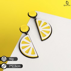 Серьги пластик Queen Fair