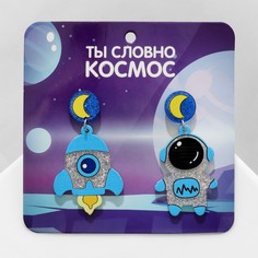 Серьги акрил Queen Fair