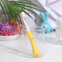 Зубная щетка, детская, 2-9 лет, 10 000 щетинок, ультрамягкая, желтая No Brand