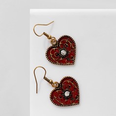 Серьги эмаль Queen Fair