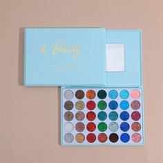 Be beauty, палетка глиттерных теней для век, 35 цветов