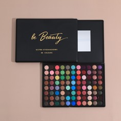 Be beauty, палетка матовых и сатиновых теней для век, 88 цветов
