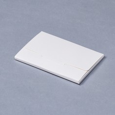 Конверт для подарочного сертификата, белый, 10,5 х 7 см набор 10 шт No Brand