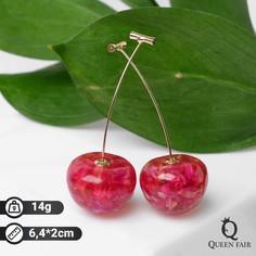 Серьги пластик Queen Fair