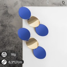 Серьги металл Queen Fair