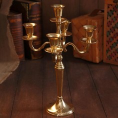 Подсвечник алюминий No Brand