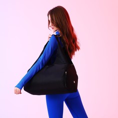 Сумка спортивная для йоги, на молнии, 48*25*21 см, цвет черный Nazamok