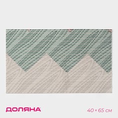 Коврик для ванной доляна
