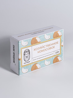 Мыло хозяйственное кокосовое (в коробочке) Сила предков
