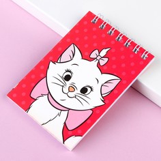 Блокнот а7 32 л, на гребне, коты аристократы Disney