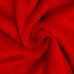 Лоскут мех на трикотажной основе, 100*150см,цвет малиновый Страна Карнавалия