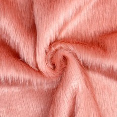 Лоскут мех на трикотажной основе, 100*150см,цвет нюдовый Страна Карнавалия