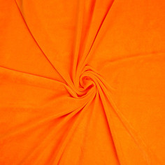Лоскут велюр на трикотажной основе,оранжевый 100*180см,80% хл,20%п/э Страна Карнавалия