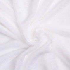 Лоскут мех на трикотажной основе,белый 100*165см,100% п/э Страна Карнавалия