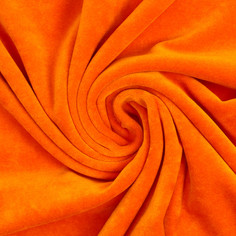 Лоскут плюш на трикотажной основе,оранжевый 100*160см,100%п/э Страна Карнавалия