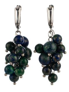 Серьги Бусики Колечки