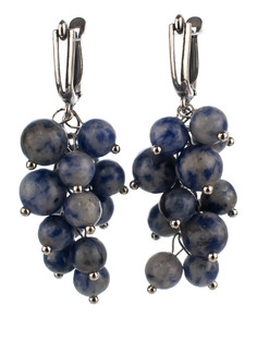 Серьги Бусики Колечки