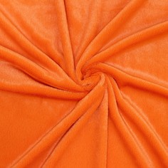 Лоскут мех на трикотажной основе, 100*150см,цвет оранжевый Страна Карнавалия