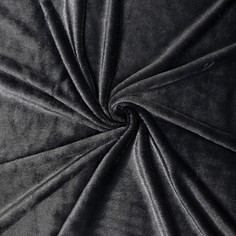 Лоскут мех на трикотажной основе, 100*150см,цвет черный Страна Карнавалия