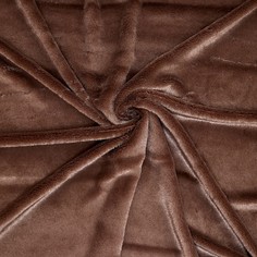 Лоскут мех на трикотажной основе, 100*150см,цвет темно-коричневый Страна Карнавалия