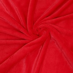 Лоскут мех на трикотажной основе, 100*150см,цвет красный Страна Карнавалия
