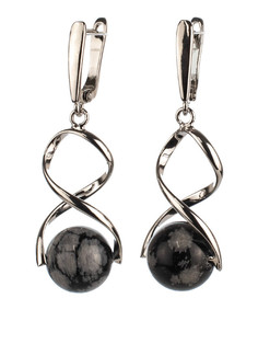 Серьги Бусики Колечки