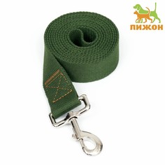 Поводок брезентовый 2 м х 3,5 см, хаки Пижон