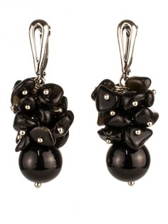 Серьги Бусики Колечки