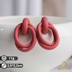 Серьги металл Queen Fair