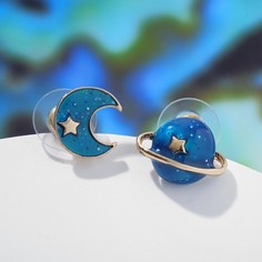 Серьги эмаль Queen Fair