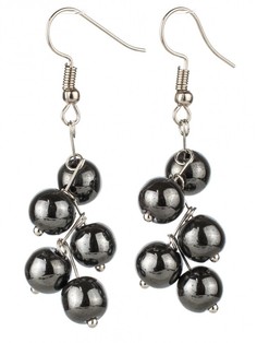 Серьги Бусики Колечки