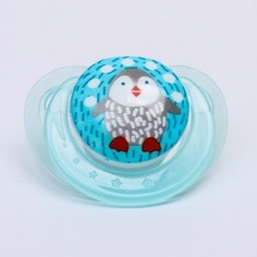 Соска-пустышка ортодонтическая, силикон, от 3 мес.,