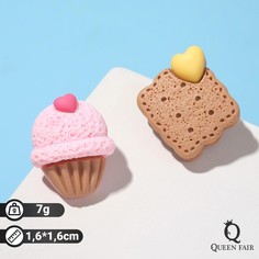 Серьги пластик Queen Fair