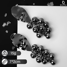 Серьги металл Queen Fair