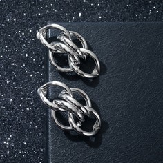 Серьги металл Queen Fair