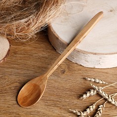 Ложка для сковородки, можжевельник, 26 см, No Brand
