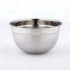 Миска из нержавеющей стали с мерной шкалой, 1,6 л, 22×12 см, толщина 0,6 мм No Brand