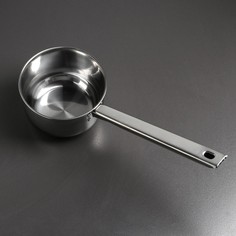 Ковш из нержавеющей стали, 1,1 л, 39×14,5×8 см, металлическая ручка No Brand