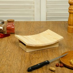 Подставка под хлеб деревянная 180х150х55мм No Brand